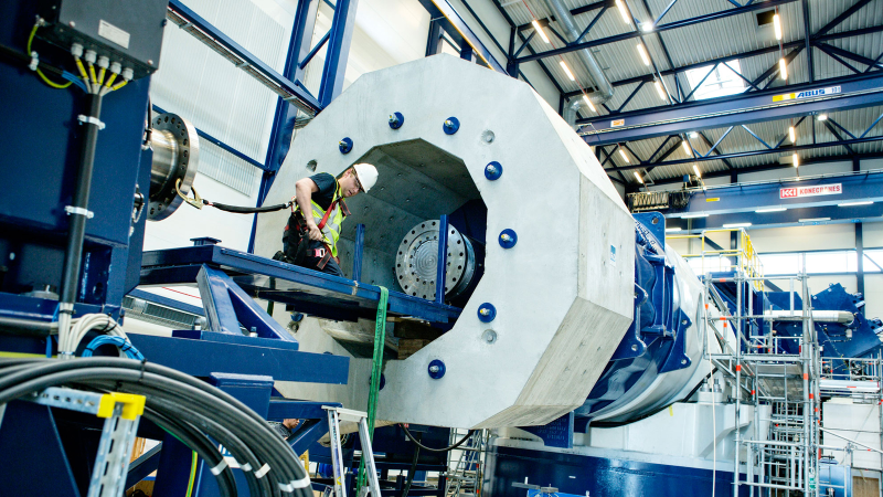 Illustration for article titled The World's Biggest Test Bench Puts Wind Turbines Through the Wringer